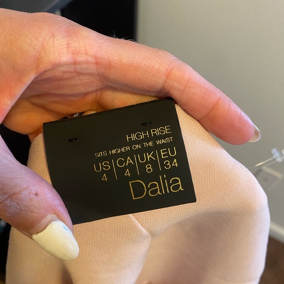 Dalia Light Pink Pleated Skirt Short Wedding Size 4 NEW - Picture 5 of 7